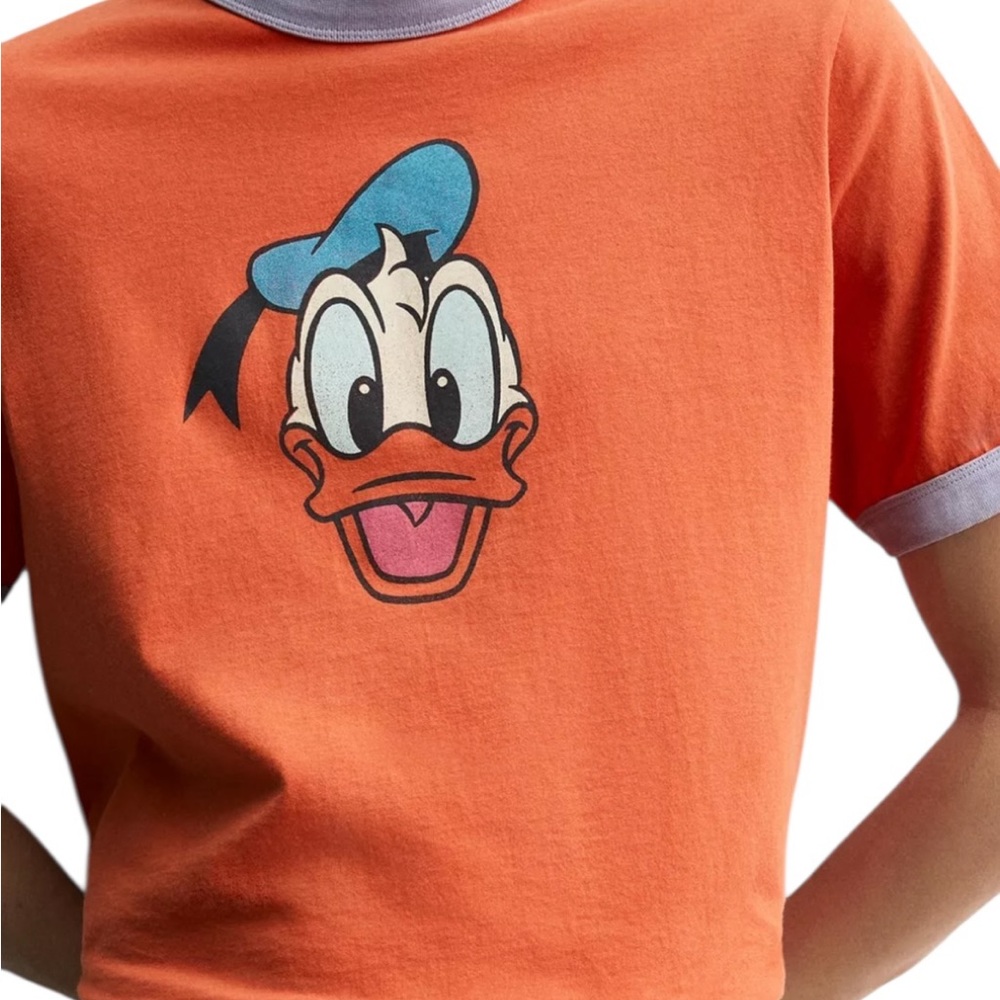 ZARA X HARRY LAMBERT Donald Duck Short Sleeve Tshirt - Picture 3 of 10